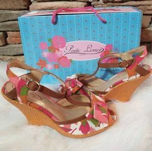 Poetic Licence Behave Yourself Wedge Sandals-New